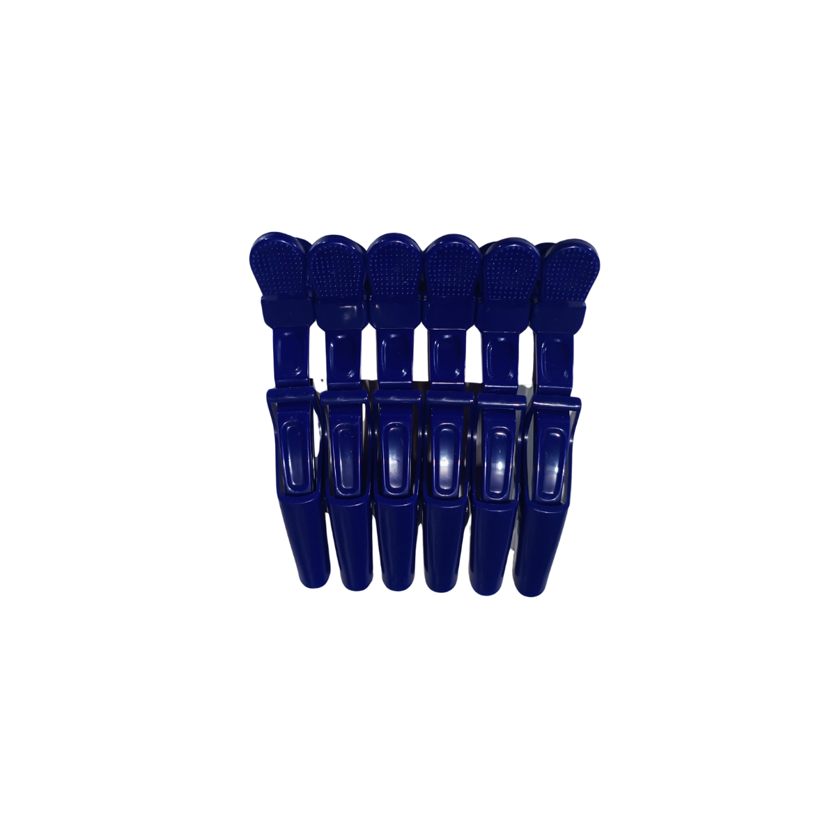 PINZAS SEPARADORA CABELLO TIPO COCODRILO SET X 6 UNIDADES