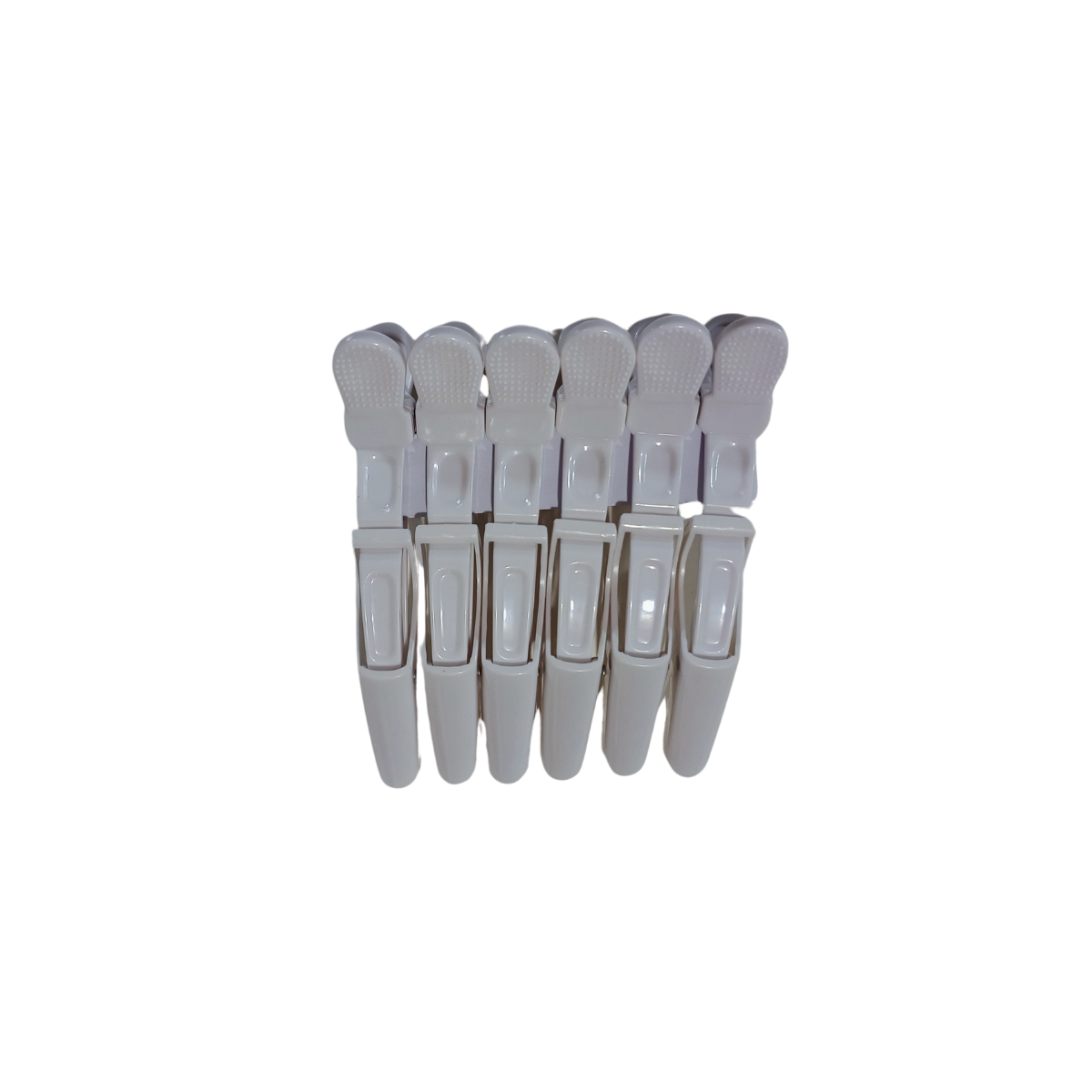 PINZAS SEPARADORA CABELLO TIPO COCODRILO SET X 6 UNIDADES