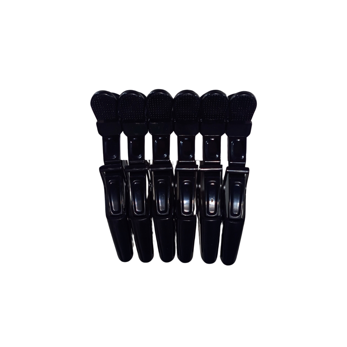 PINZAS SEPARADORA CABELLO TIPO COCODRILO SET X 6 UNIDADES