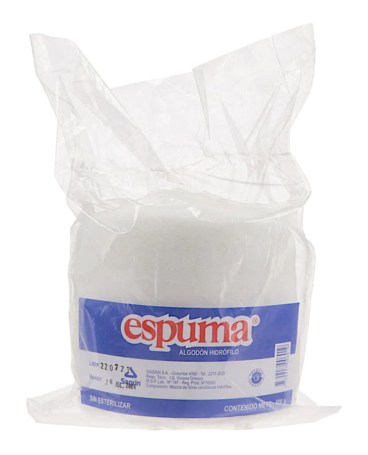 Algodón Espuma Sagrín 500gr