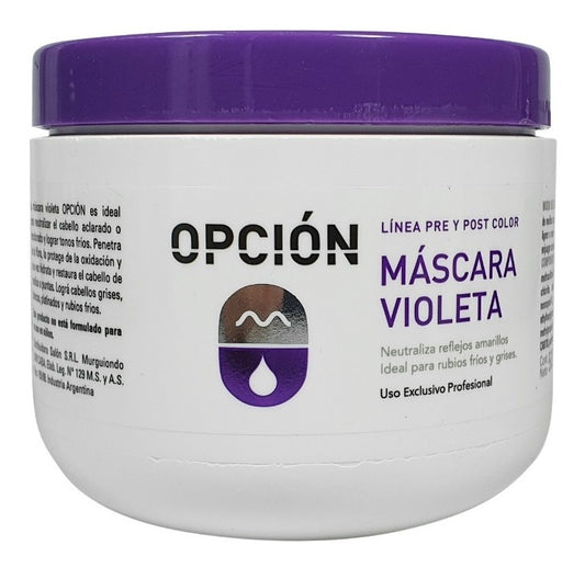 Mascara matizadora violeta opción 500gr