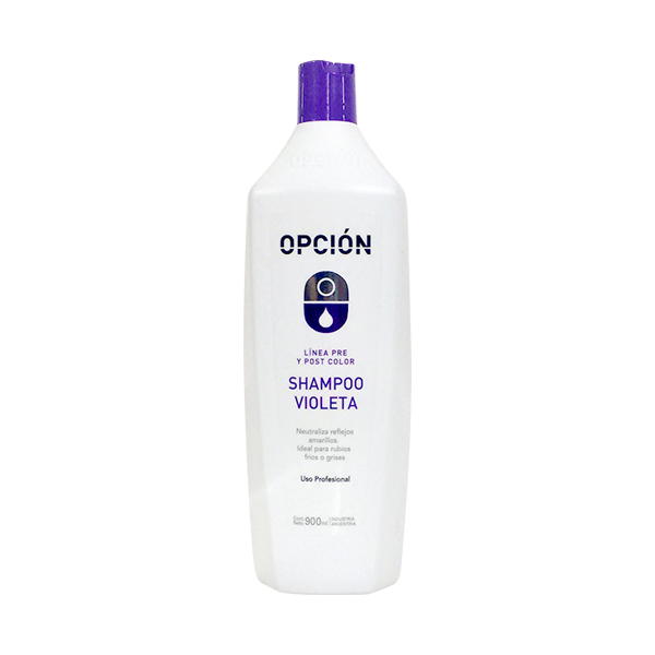 Shampoo Matizador violeta Opción 900ml